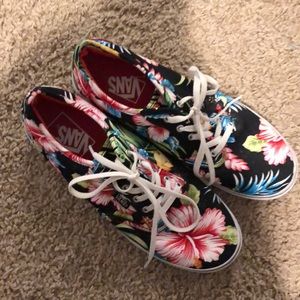 Floral vans